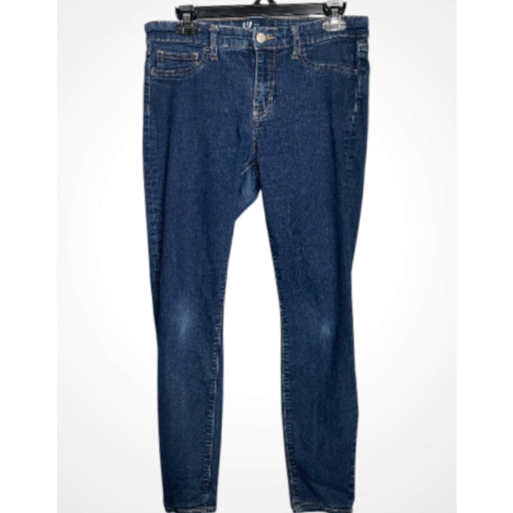 GAP Dark Blue Denim Cropped Favorite Jeggings 8/29